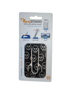 Flexistand Skull Slim Phone Stand Universal Portable Phone Holder Hands-free New